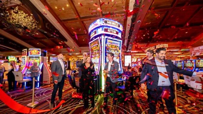 Station Casinos hosts first-ever multi-property launch of AGS’ So Hot Grand Link