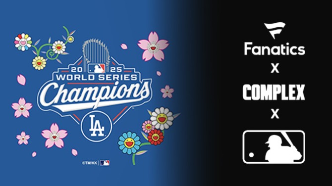 Fanatics, Complex and MLB unveil Takashi Murakami championship collection celebrating Dodgers’ 2025 World Series win
