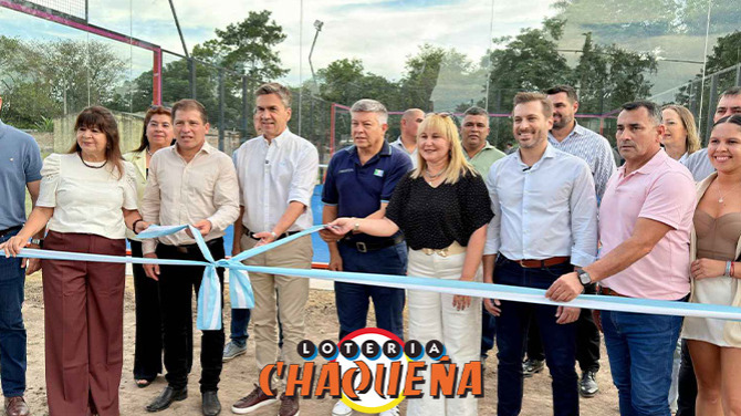 Chaco Lottery opens new sports facilities