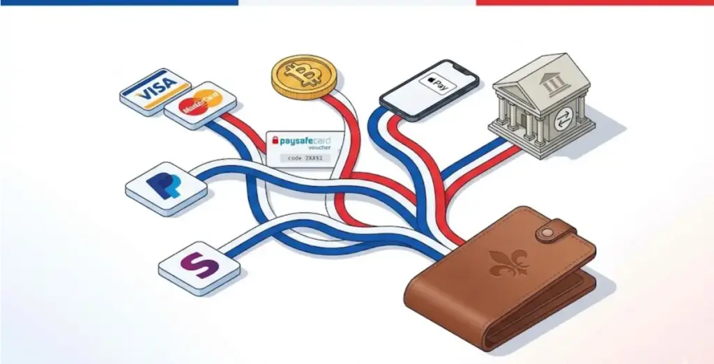 moyens de paiement disponibles sur les casinos en ligne en france