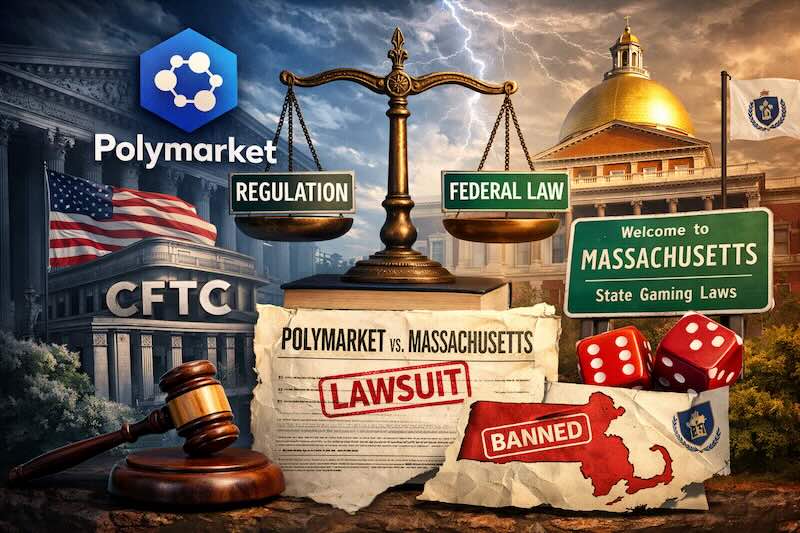 Polymarket Files Federal Lawsuit to Block Massachusetts Crackdown on Prediction Markets