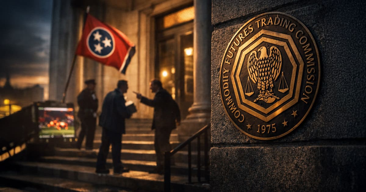 A Tennessee judge raised doubts about the CFTC’s authority to approve Kalshi sports contracts amid a broader state-federal regulatory clash.