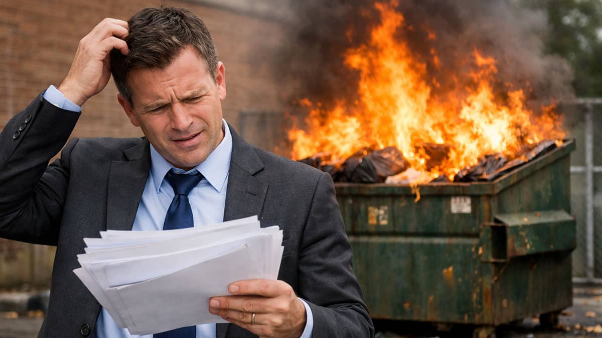 Confused Regulator Dumpster Fire