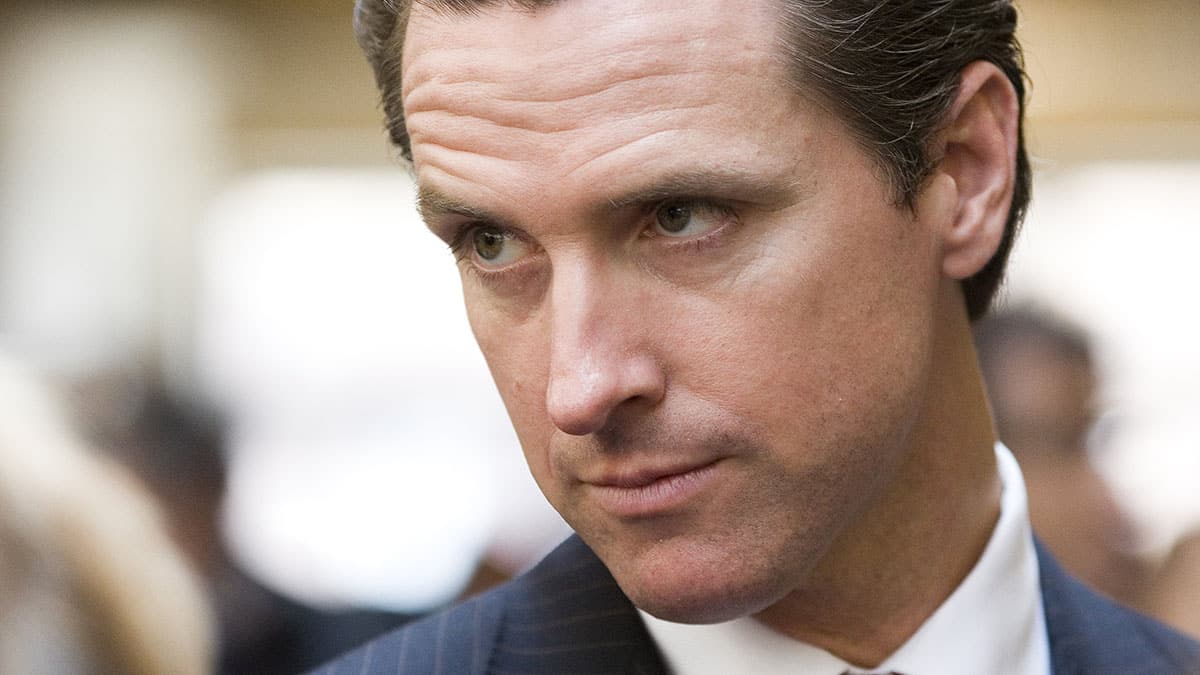 Gavin Newsom Closeup