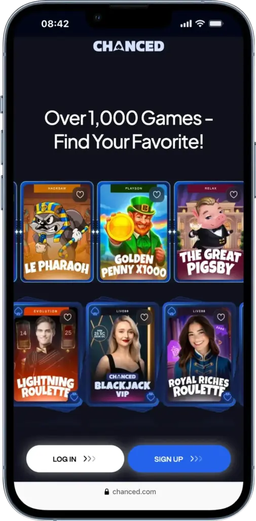 Chanced casino mobile
