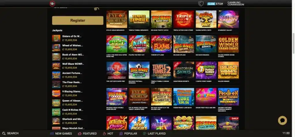 Mega Riches game library
