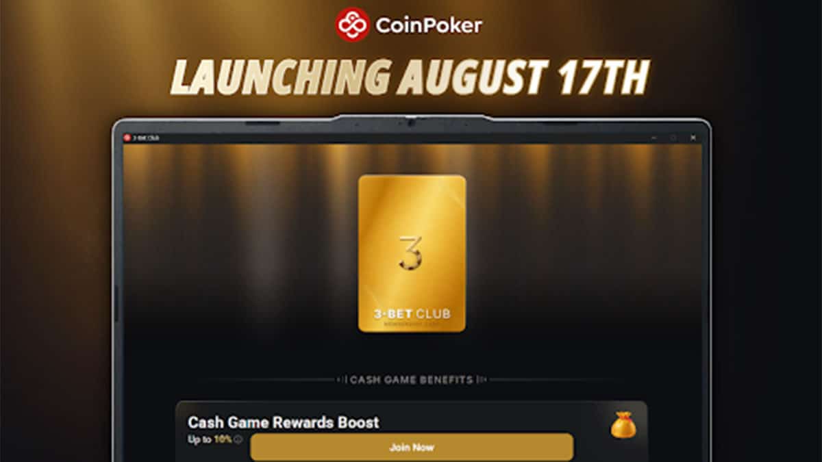 CoinPoker 3-Bet Club Launch Announcement