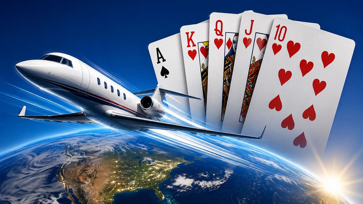Supersonic Jet Poker Hand